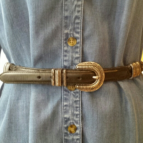 Justin Accessories - Authentic Justin black belt