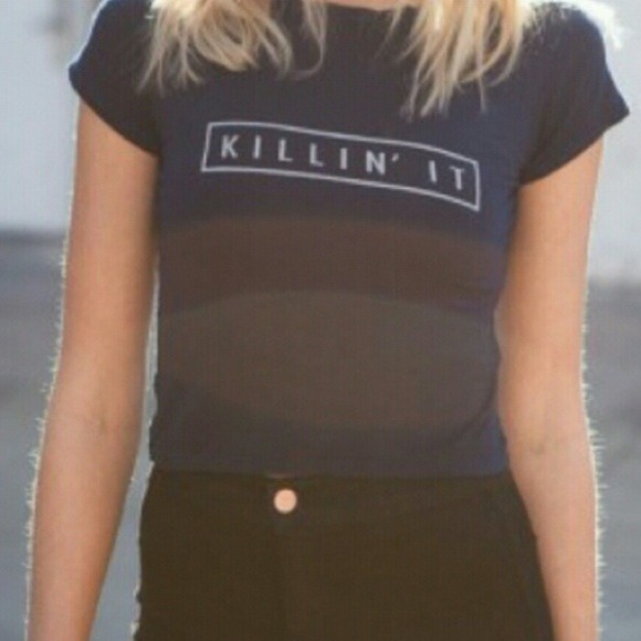 Brandy melville killin it crop top