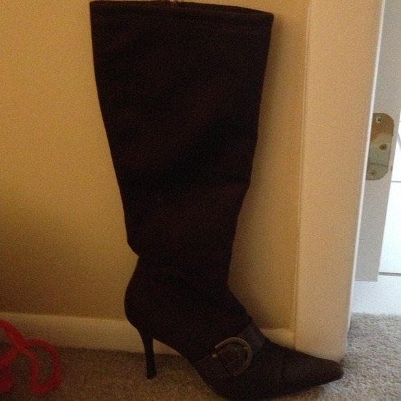 Brown Amanda Smith zip up boots . - Picture 1 of 2