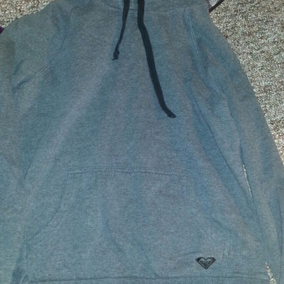 Roxy Plain Gray Hoodie