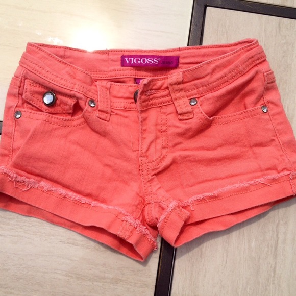 cute coral shorts