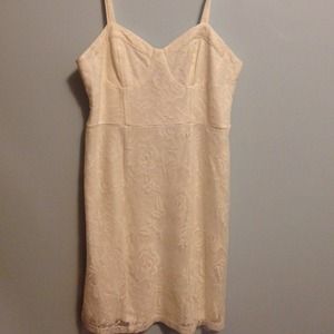 White lace bodice dress bodycon!