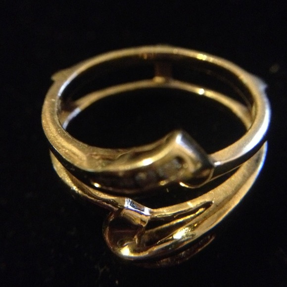 Sold...14k with mosinite ring guard - Picture 4 of 4