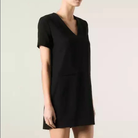 T by Alexander Wang Dresses & Skirts - T by Alexander Wang Black Boxy Shift Dress SZ 8