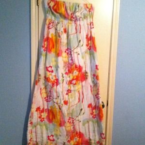 Flower Printed Maxi