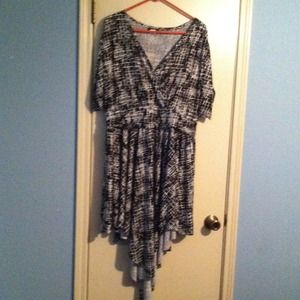 Black and white print Dress