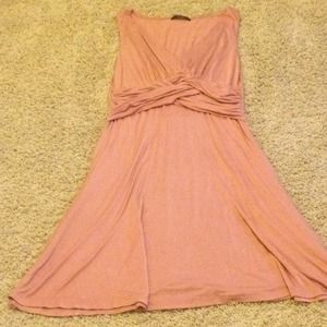 Creamy light pink dress