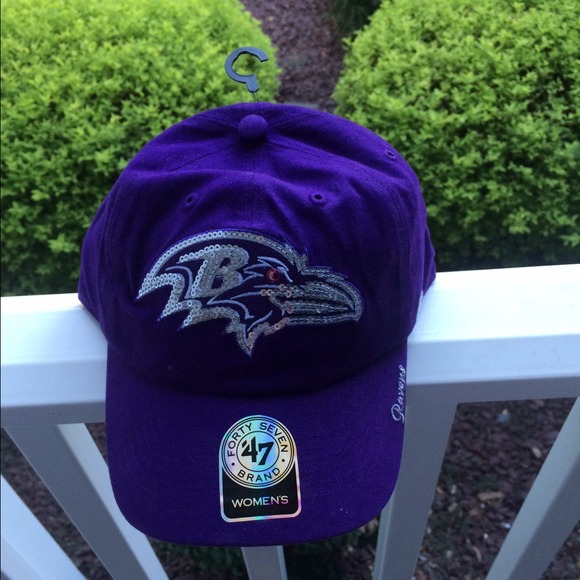 Baltimore Ravens bling purple hat