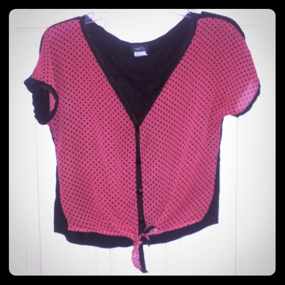 Polka dotted shirt