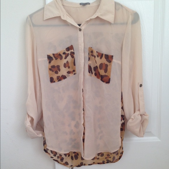 Charlotte Russe leopard top