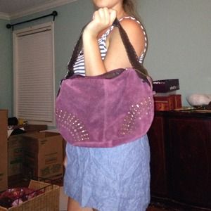 Boho purple bag