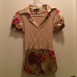 LAST CHANCE! Bebe Print Top