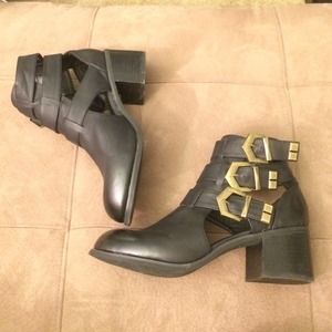 Boots With Gold Buckles
