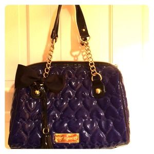 Blue heart Betsey Johnson Bag