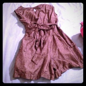 Cute forever21 linen romper