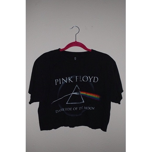 Pink Floyd Destroyed Crop Top