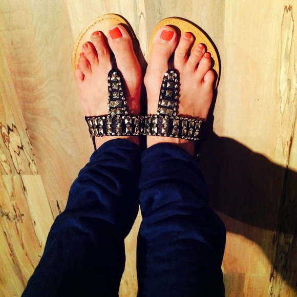 Jeweled sandals 8
