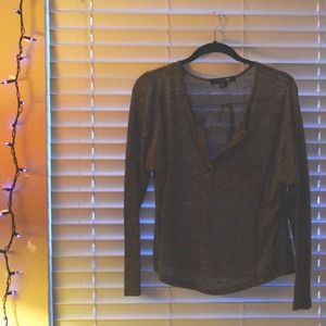Gray Henley Top
