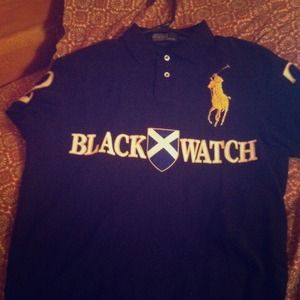 Mens Black Watch Polo