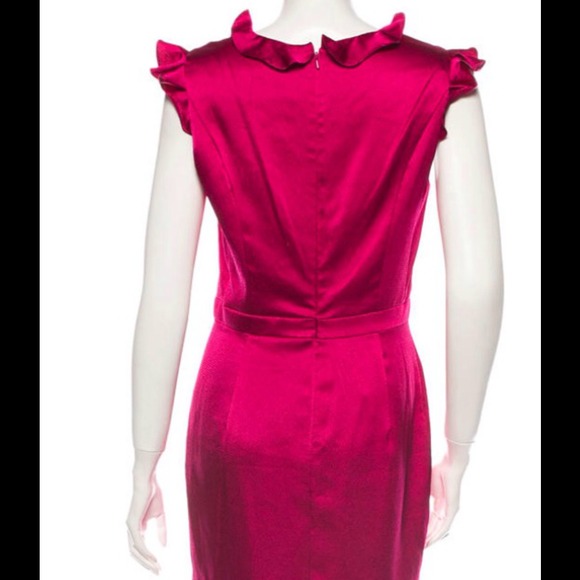 NWT ZAC POSEN Ruffle Sleeveless Dress - Picture 3 of 4