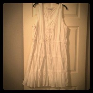 GAP NWOT white dress