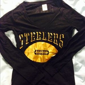 [XS] Victorias Secret Pink Steelers long sleeve