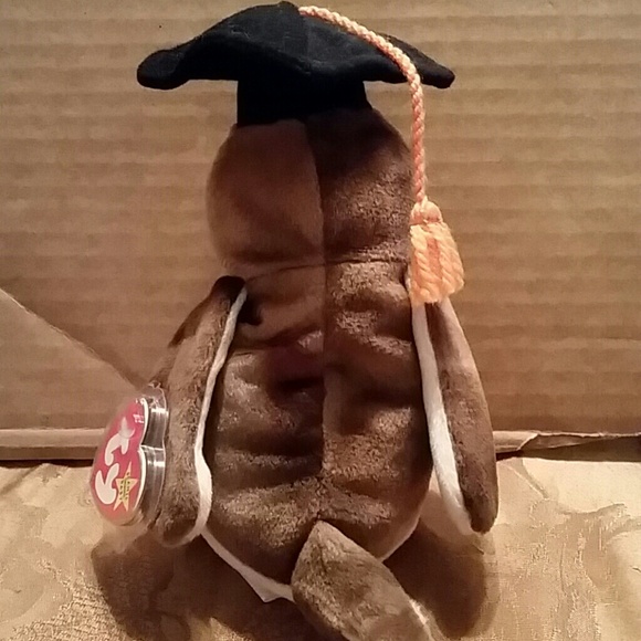 2 TY BEANIE BABY OWL WISE CLASS 07 98" - Picture 5 of 5