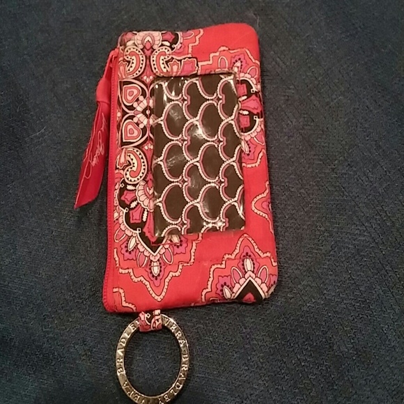 Vera Bradley Clutches & Wallets - Vera Bradley Credit Card case with key ring.