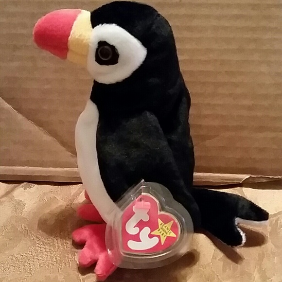 TY BEANIE BABY PUFFIN BIRD PUFFER 1997 - Picture 2 of 2