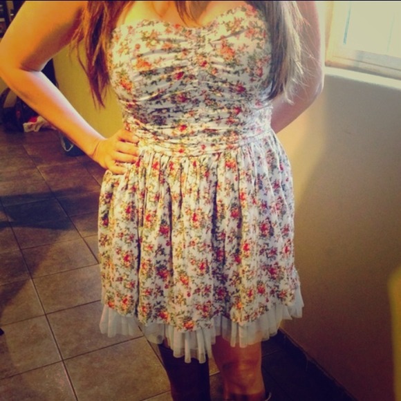 Tulle flower dress medium (can fit up to xl)