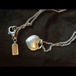 COACH  sterling silver necklace and juicy toggle