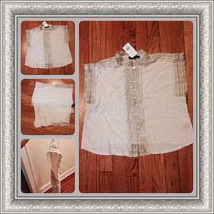 A'GACI beige crop top