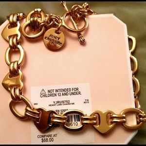Juicy Couture Charm Necklace & Matching bracelet.