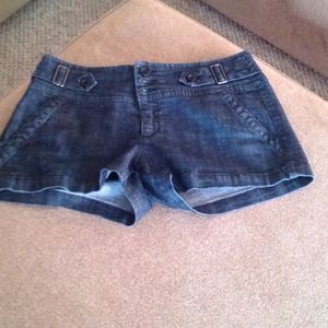 Blue jean shorts