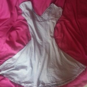 White and Black Brandy Melville Bethan Dress