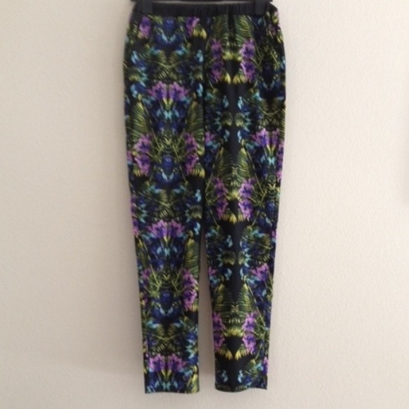 High waisted harem style pants