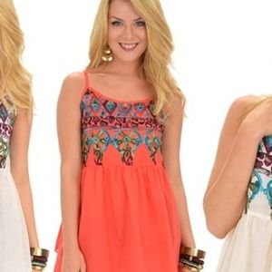 Blue door tank Orange