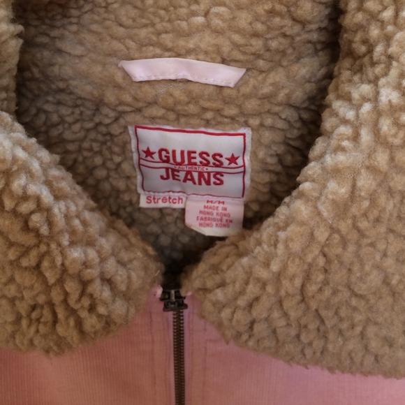 Guess 100% pink corduroy jacket - Picture 2 of 2