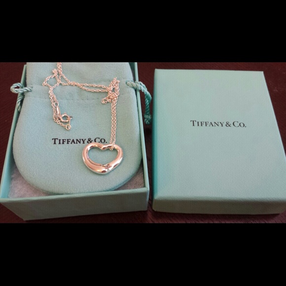 SOLD!!! 100% Authentic Tiffany Open Heart Pendant
