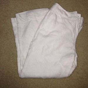 Talbots petite white pants