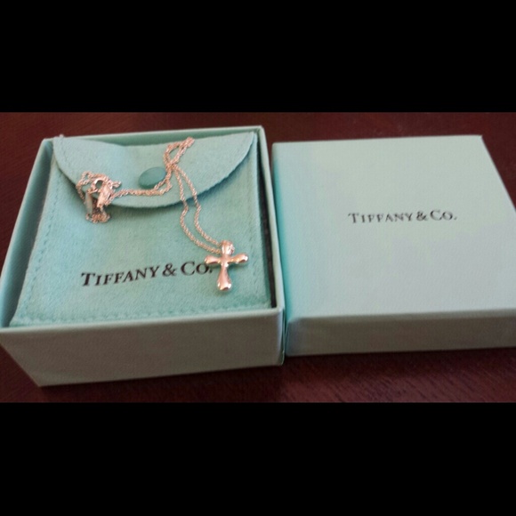 100% Authentic Tiffany Cross Pendant