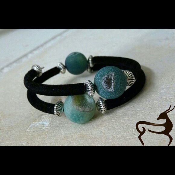 New Handmade Ocean Dream Agate Bracelet!
