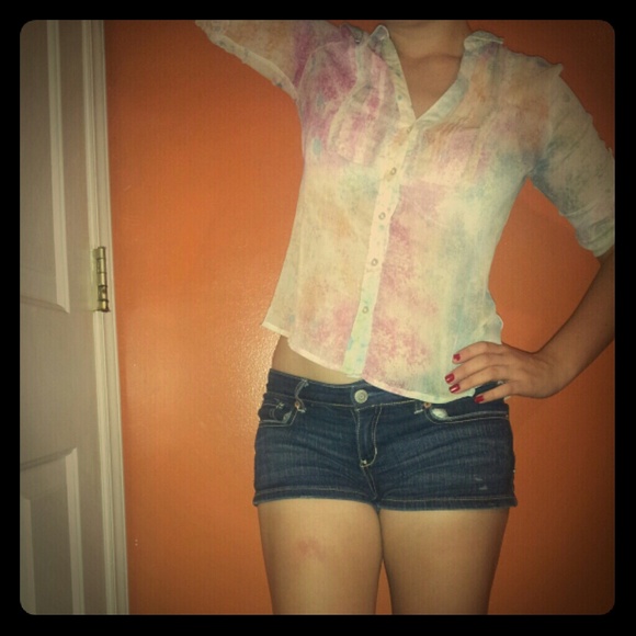 Multi colored shirt