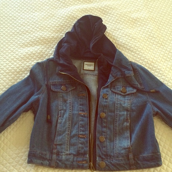 Denim jacket w/ hood