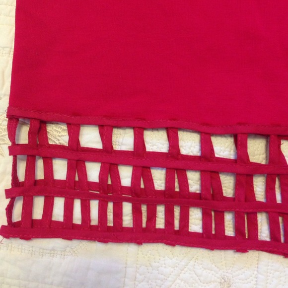 Fuchsia Cage Bottom Dress - Picture 4 of 4