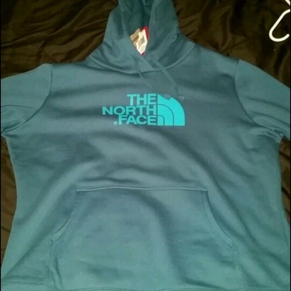Blue north face hoodie