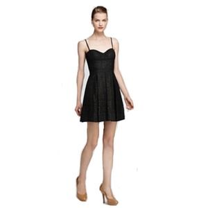 Aqua brand black lace spaghetti strap dress