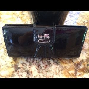 Black coach wallet
