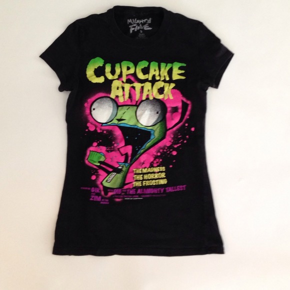 Gir and Zim 'Cupcake Attack' tee shirt