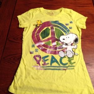 Yellow Snoopy shirt